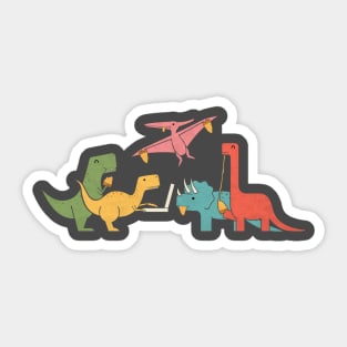 Pizza Dinos Sticker